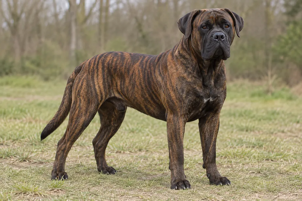 Chestnut Brindle · AI-generated reference image. It will be replaced when a real photograph is found.