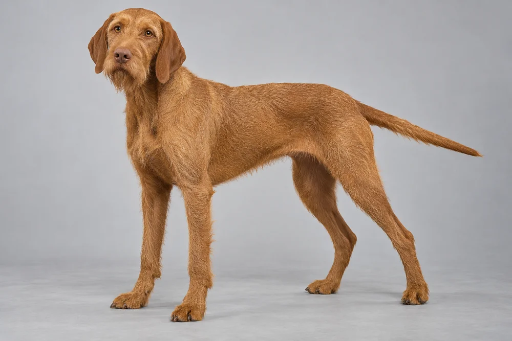 Hungarian Wire-Haired Vizsla · AI-generated reference image. It will be replaced when a real photograph is found.
